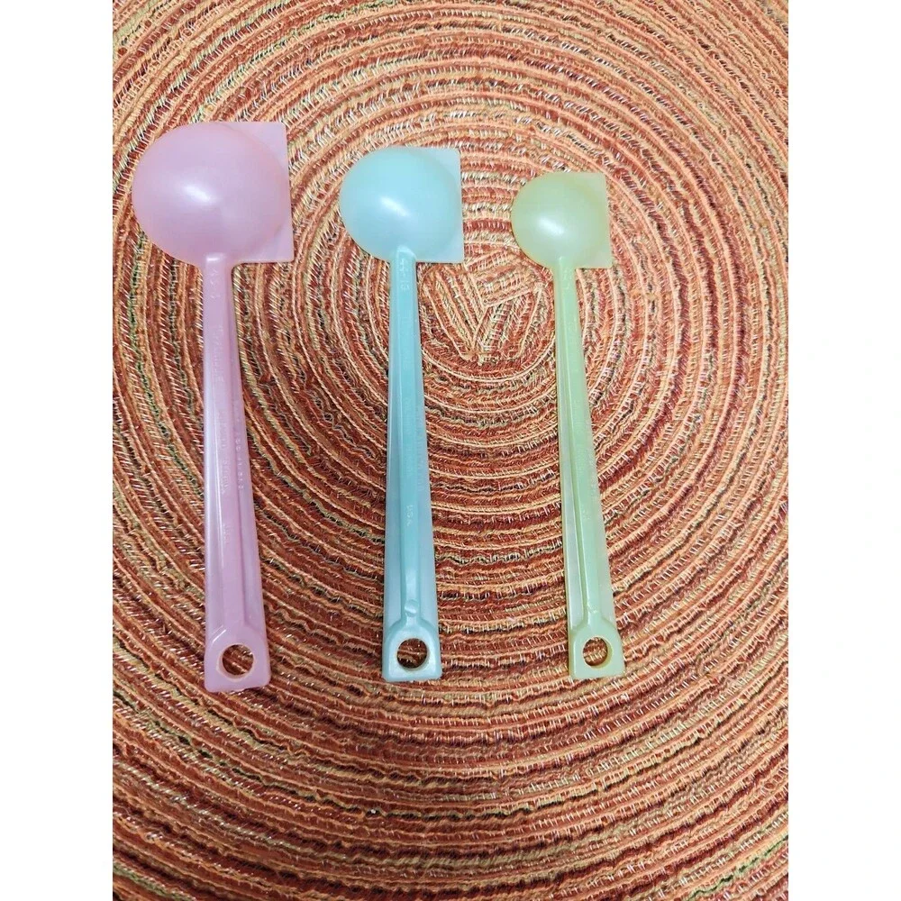 3 Vintage Tupperware Measuring Spoons 1950s Rare Find For These Measuring Spoons